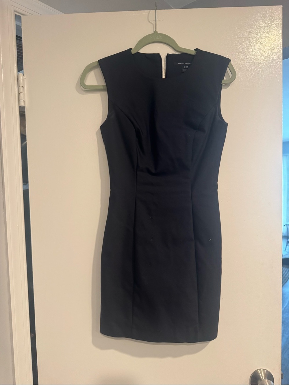 Classic navy Sheath Dress - Women's Sleeveless Dress